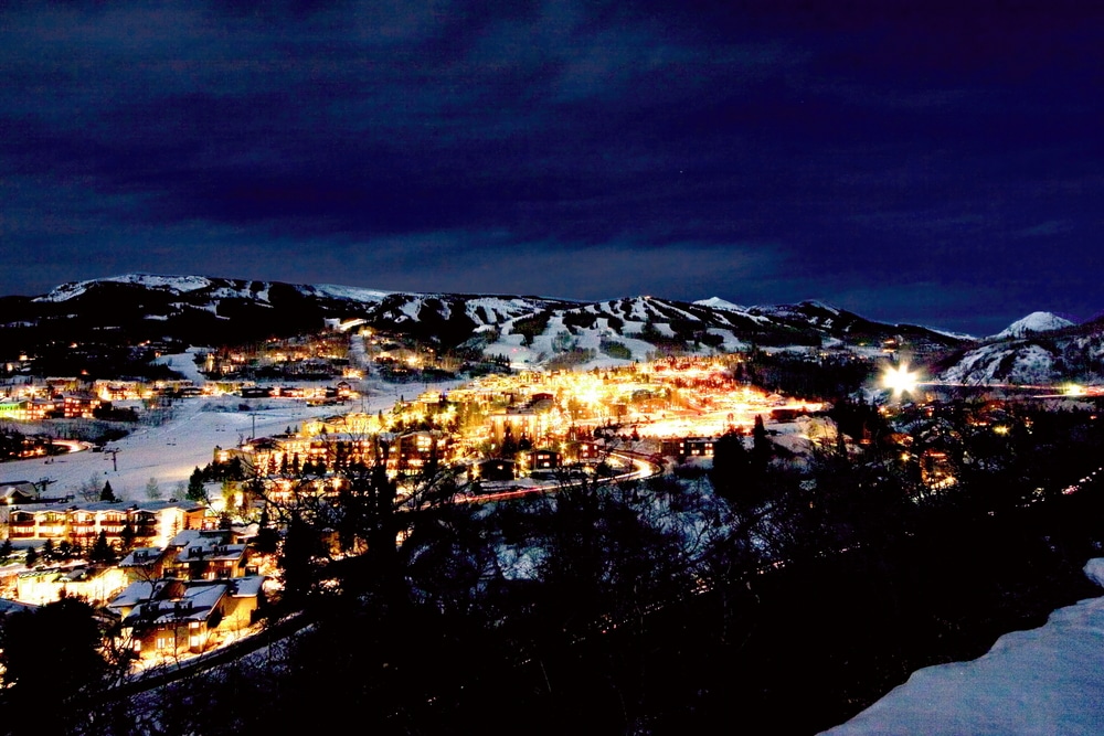 Snowmass,Village,At,Night,1