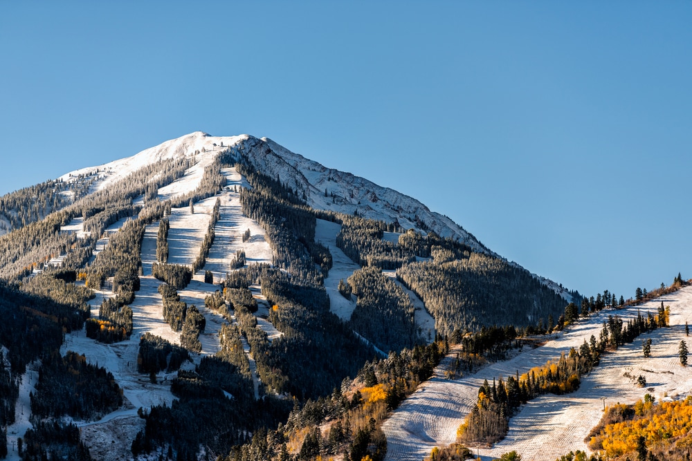 Aspen,,Colorado,Buttermilk,Or,Highlands,Ski,Slope,Hill,Peak,In