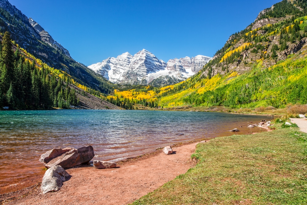 Maroon,Bells,Autumn,Landscape,Aspen,Colorado